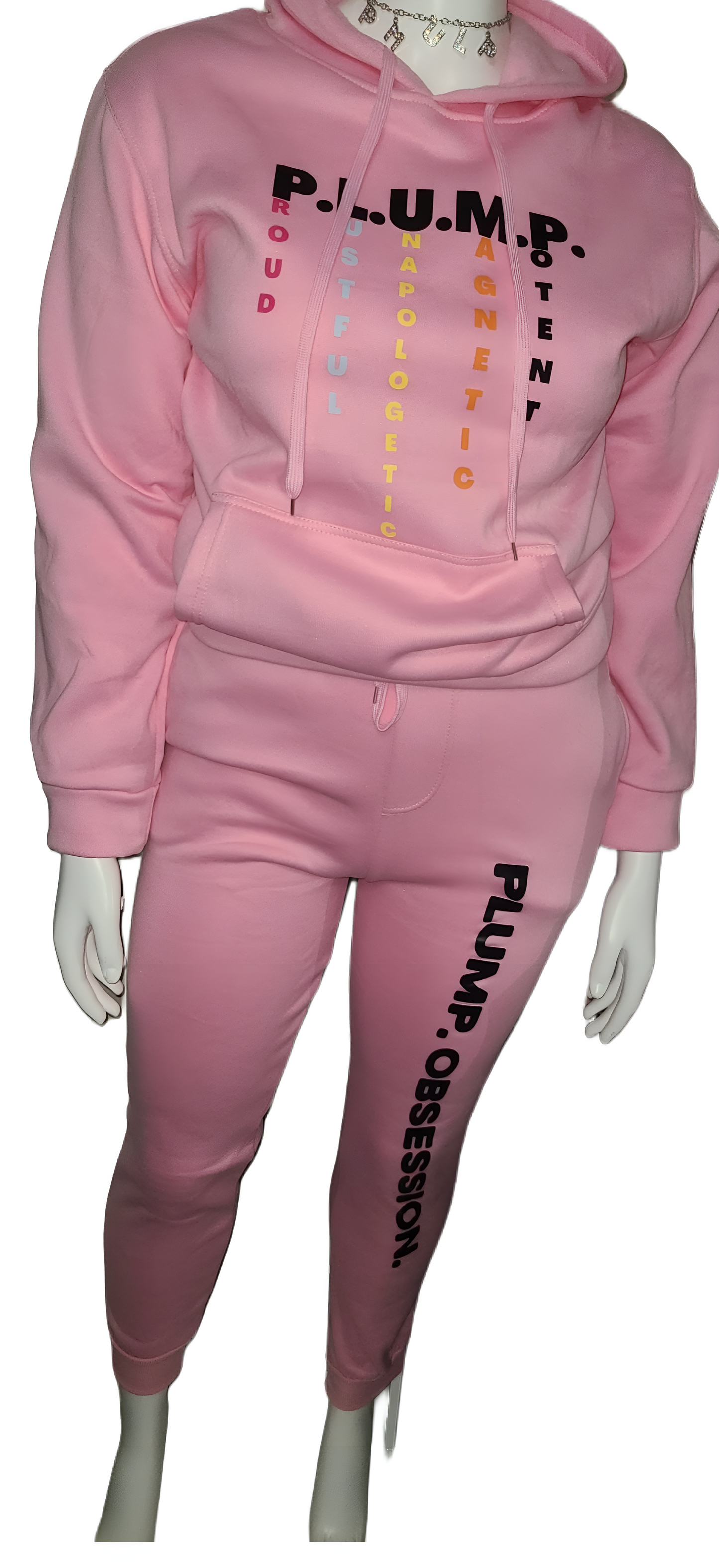 "P.L.U.M.P Definition" 2-pc Jogger Set