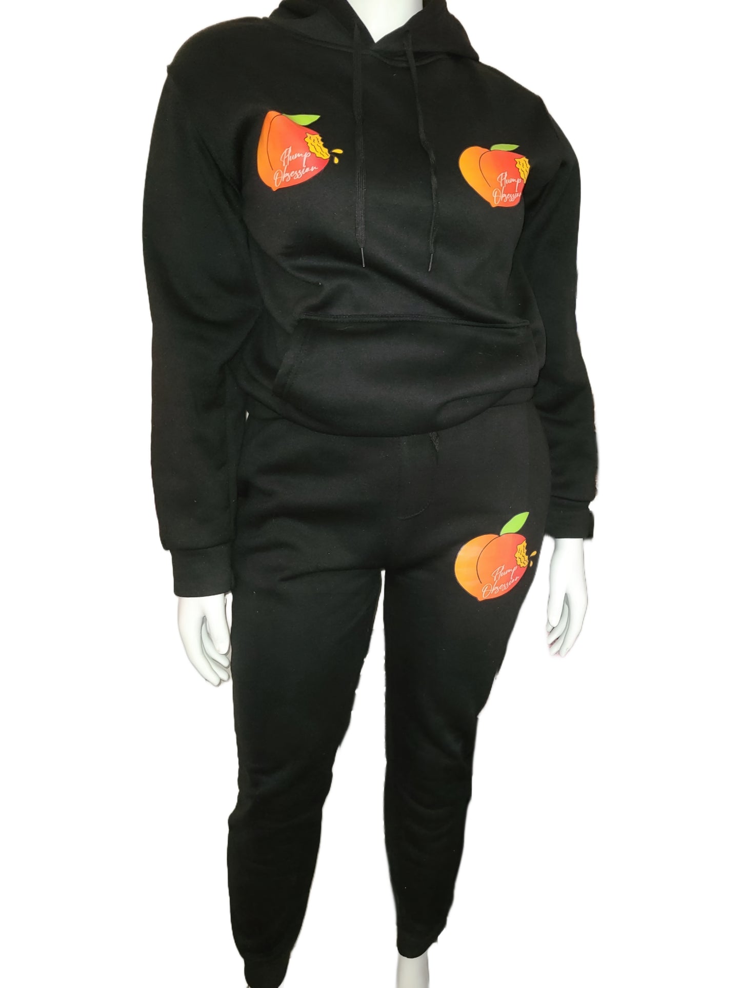 "PLUMP Peach" 2-pc Jogger Set