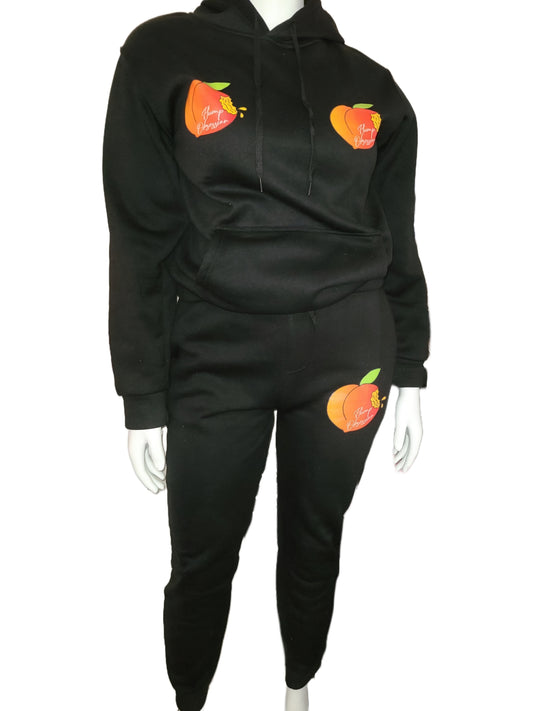 "PLUMP Peach" 2-pc Jogger Set